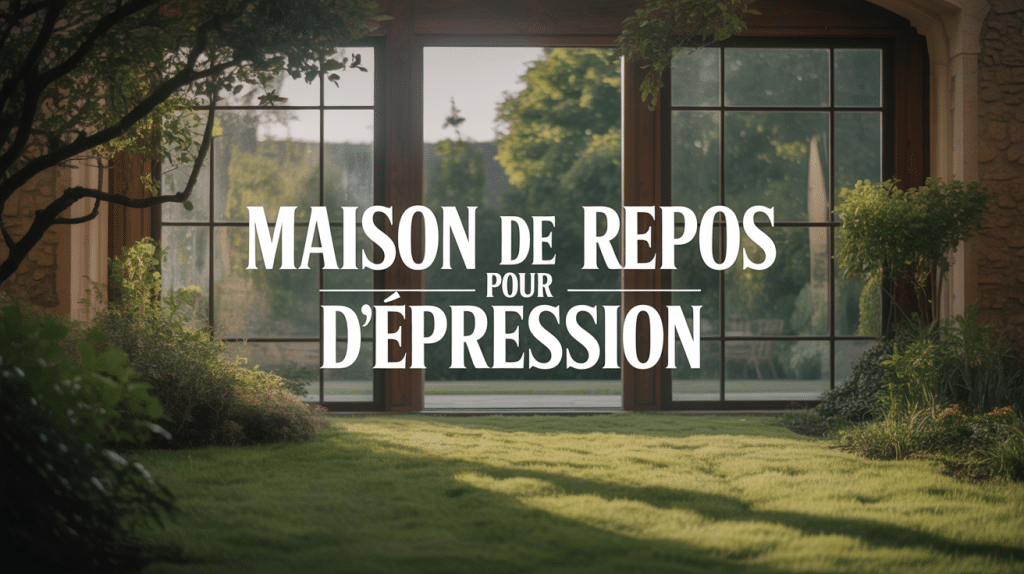 Maison de repos pour dépression - cadre naturel apaisant