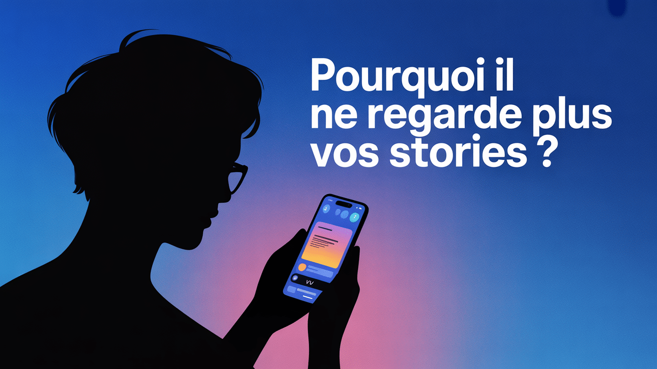 Silhouette smartphone story non vue