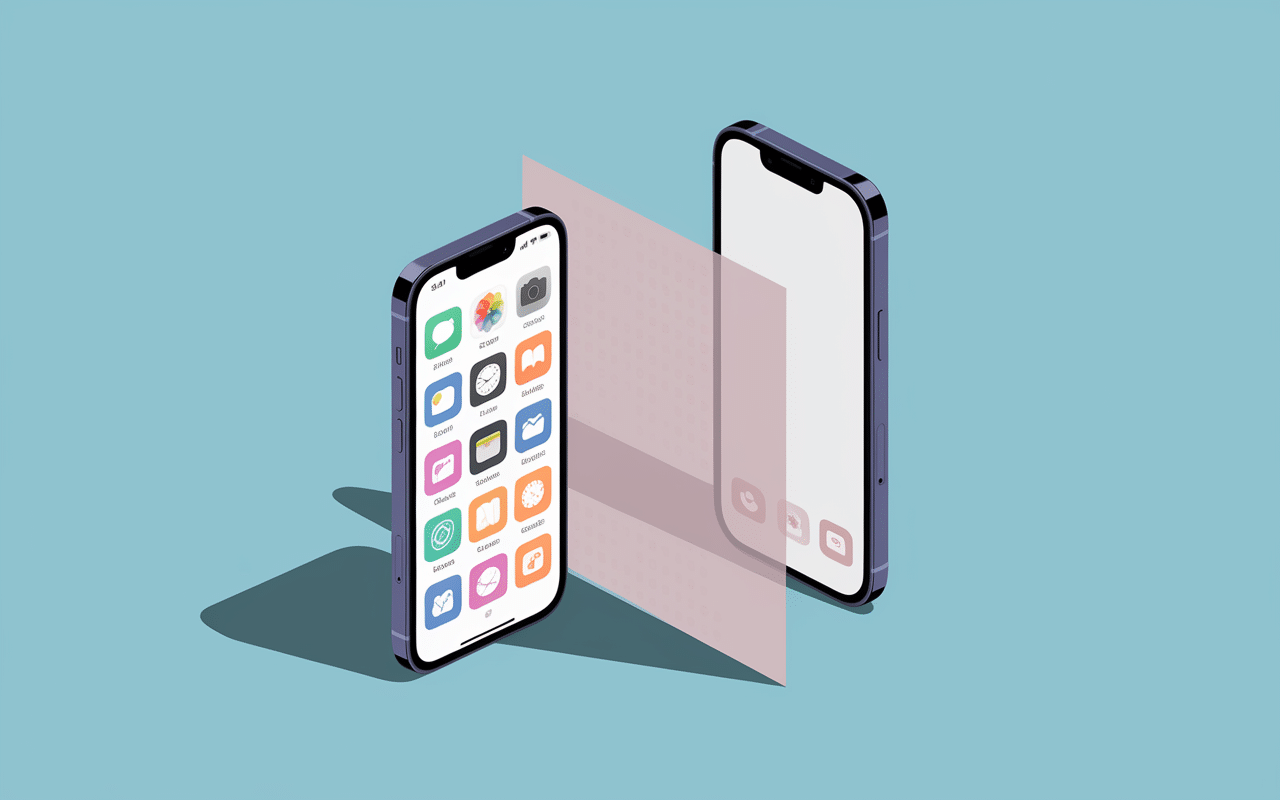 Smartphones séparés barrière émotionnelle