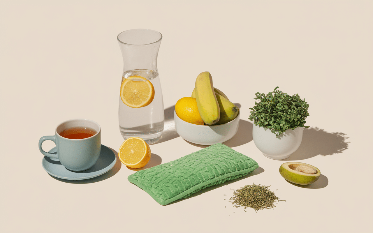 Solutions naturelles anti-rétention d'eau traditionnelles