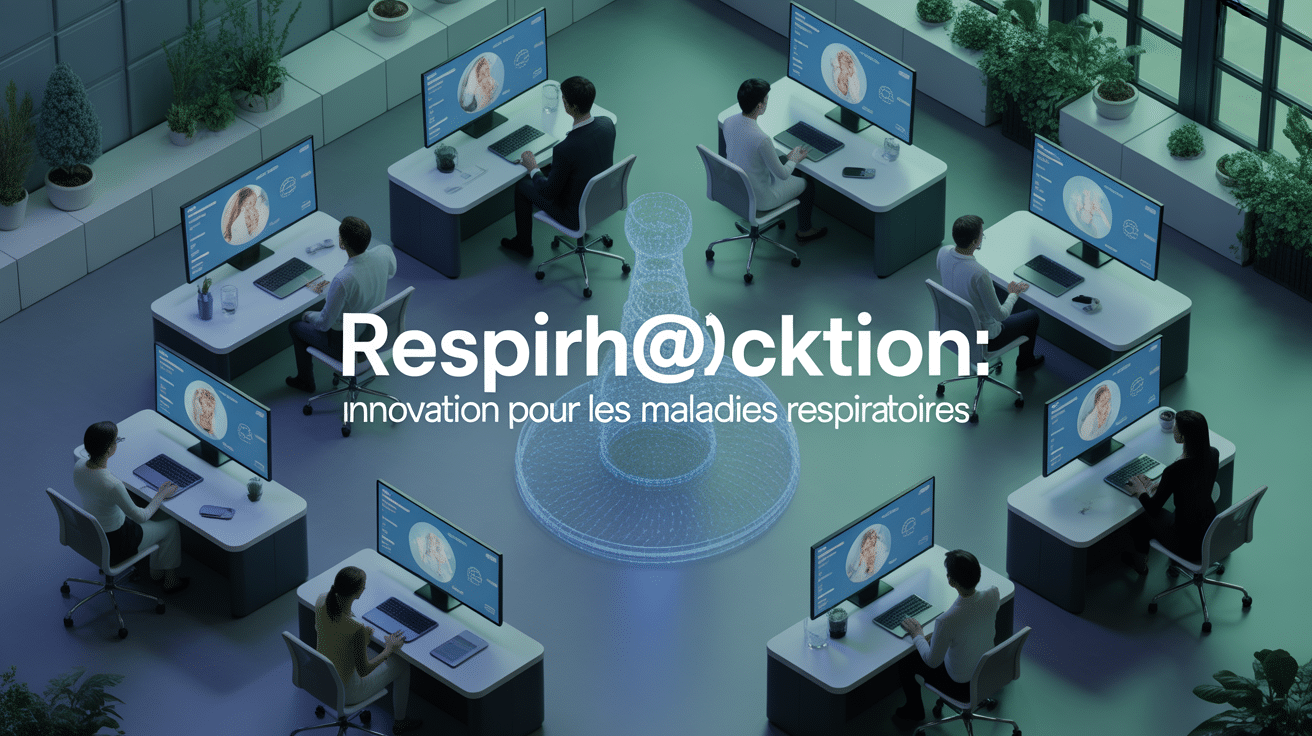 Espace collaboratif RespirH@cktion avec équipes et technologies médicales innovantes