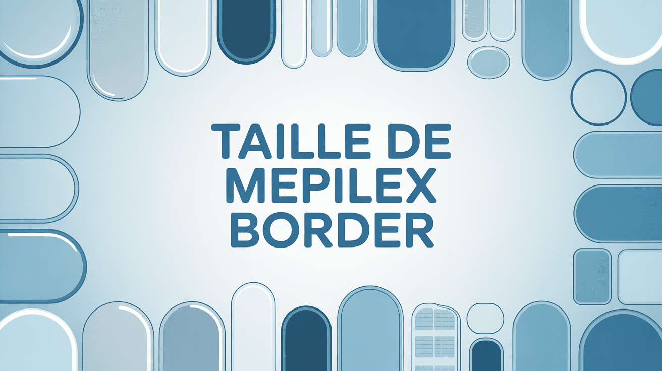 vue d ensemble mepilex border taille pansements varies
