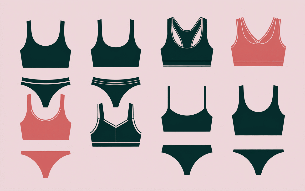 Types de soutiens-gorge sans armatures