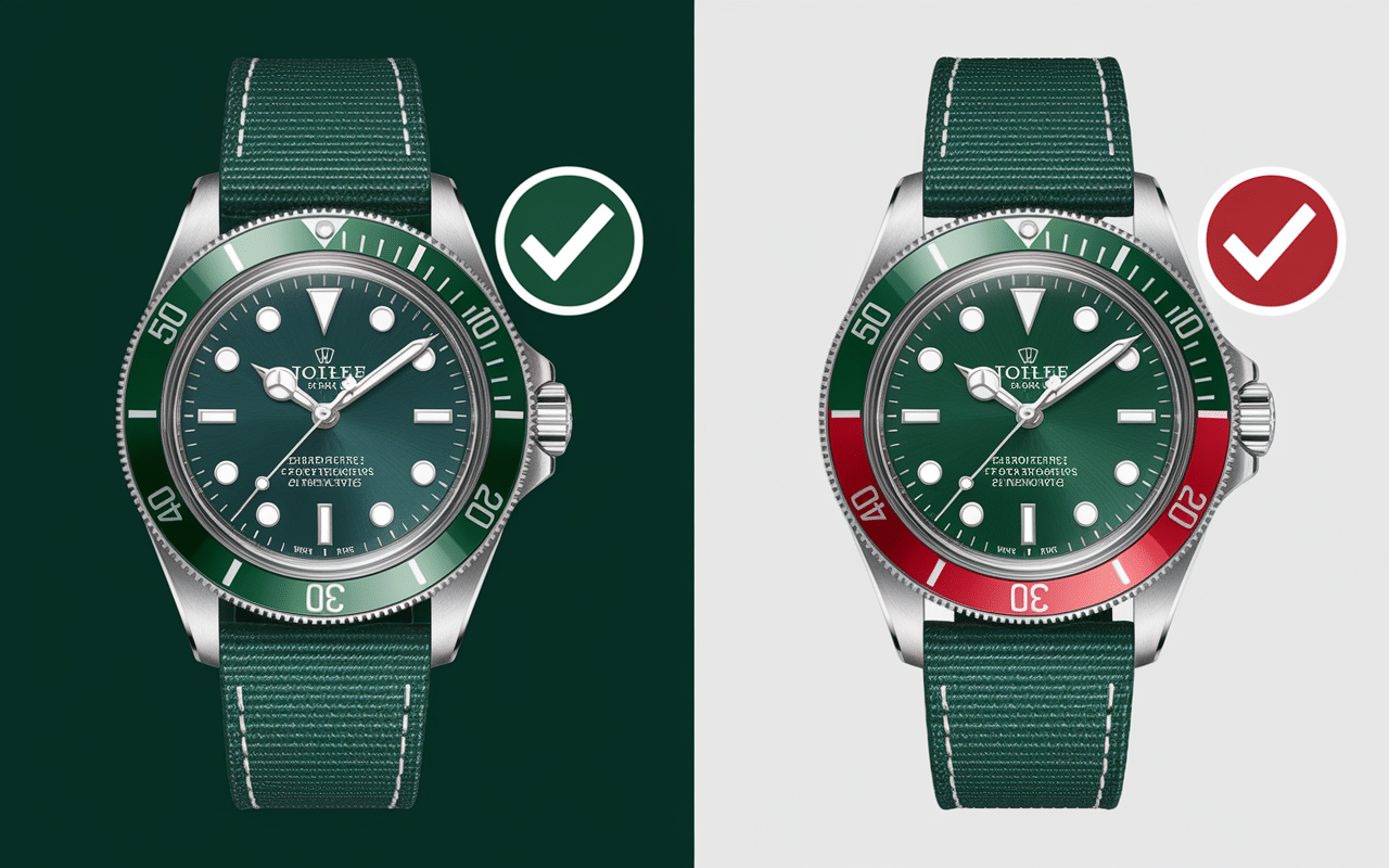 Comparaison entre montres Seiko Arabic Dial authentique et modifiée