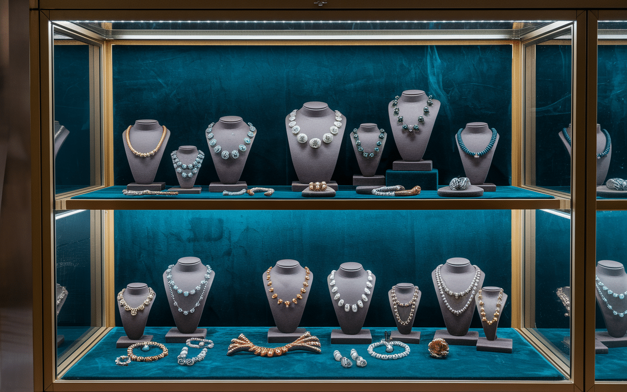 Vitrine gamme complète bijoux serpent