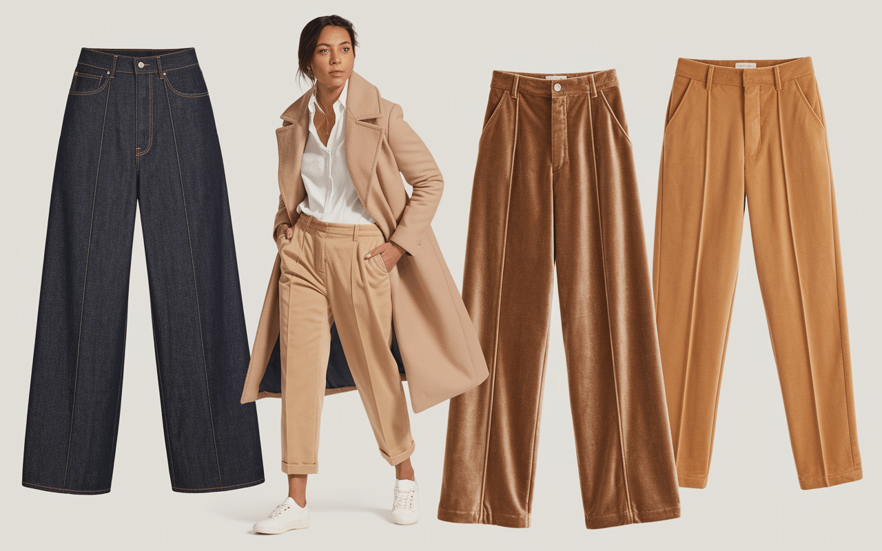 modèles pantalons patte d'eph femme