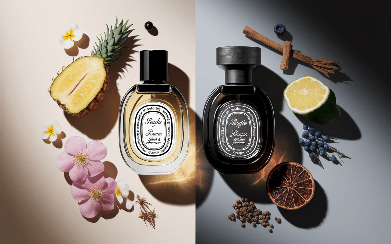 Flacons Creed Aventus classique et Absolu avec épices et bois