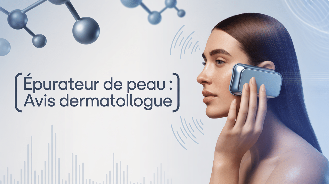 Épurateur de peau moderne vue de profil