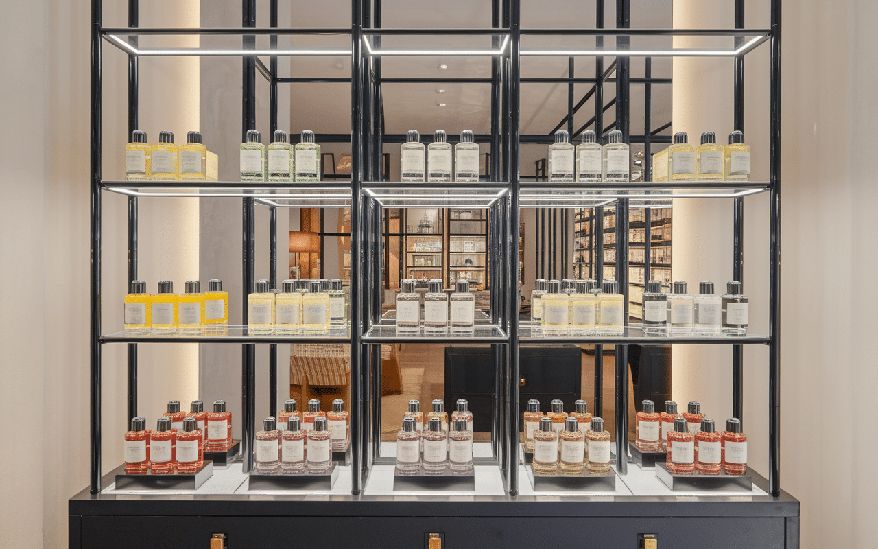 Vitrine de marques de parfum Level modernes