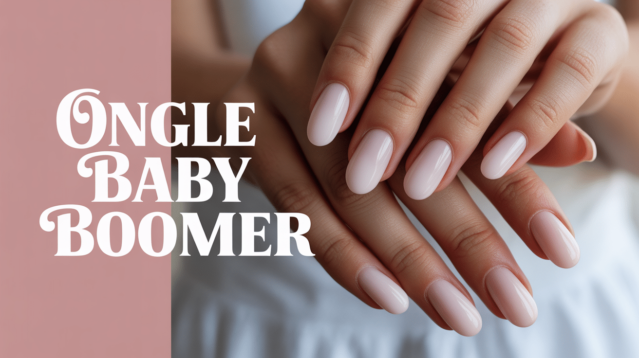 Mains élégantes avec ongles baby boomer