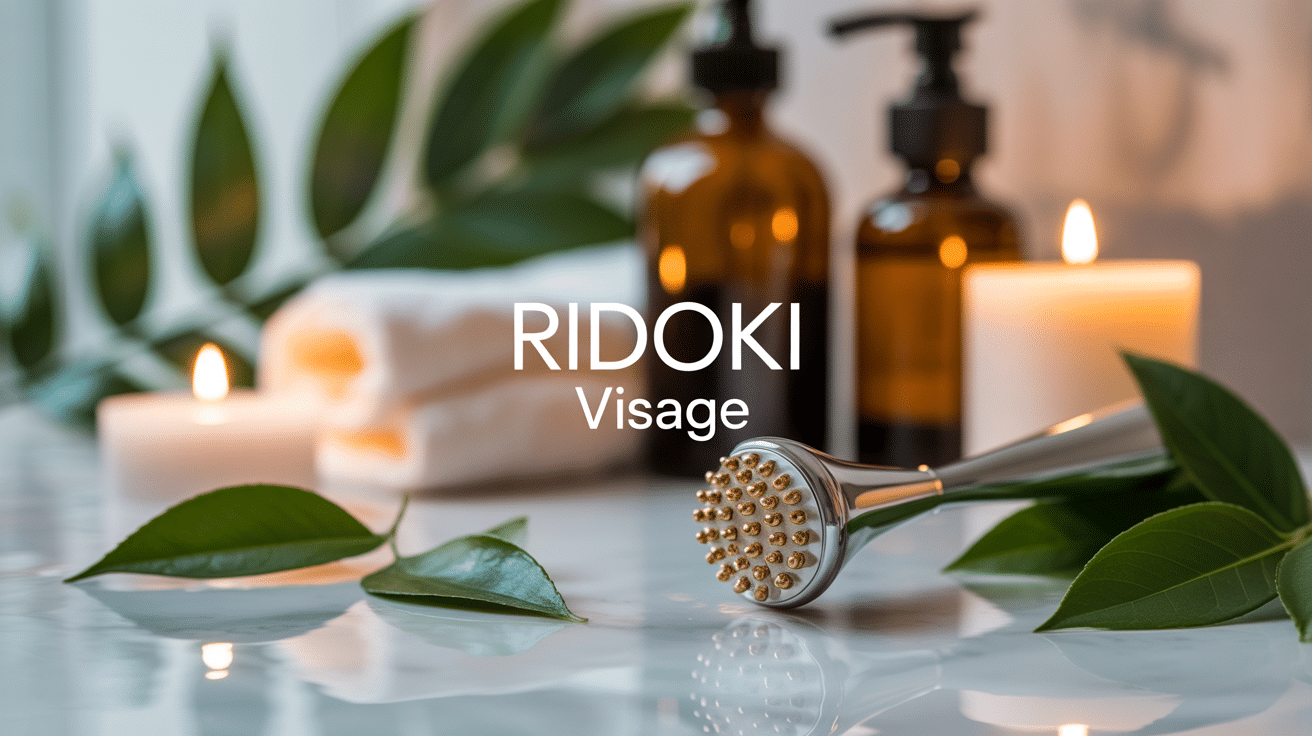 Outil massage ridoki visage avec soins