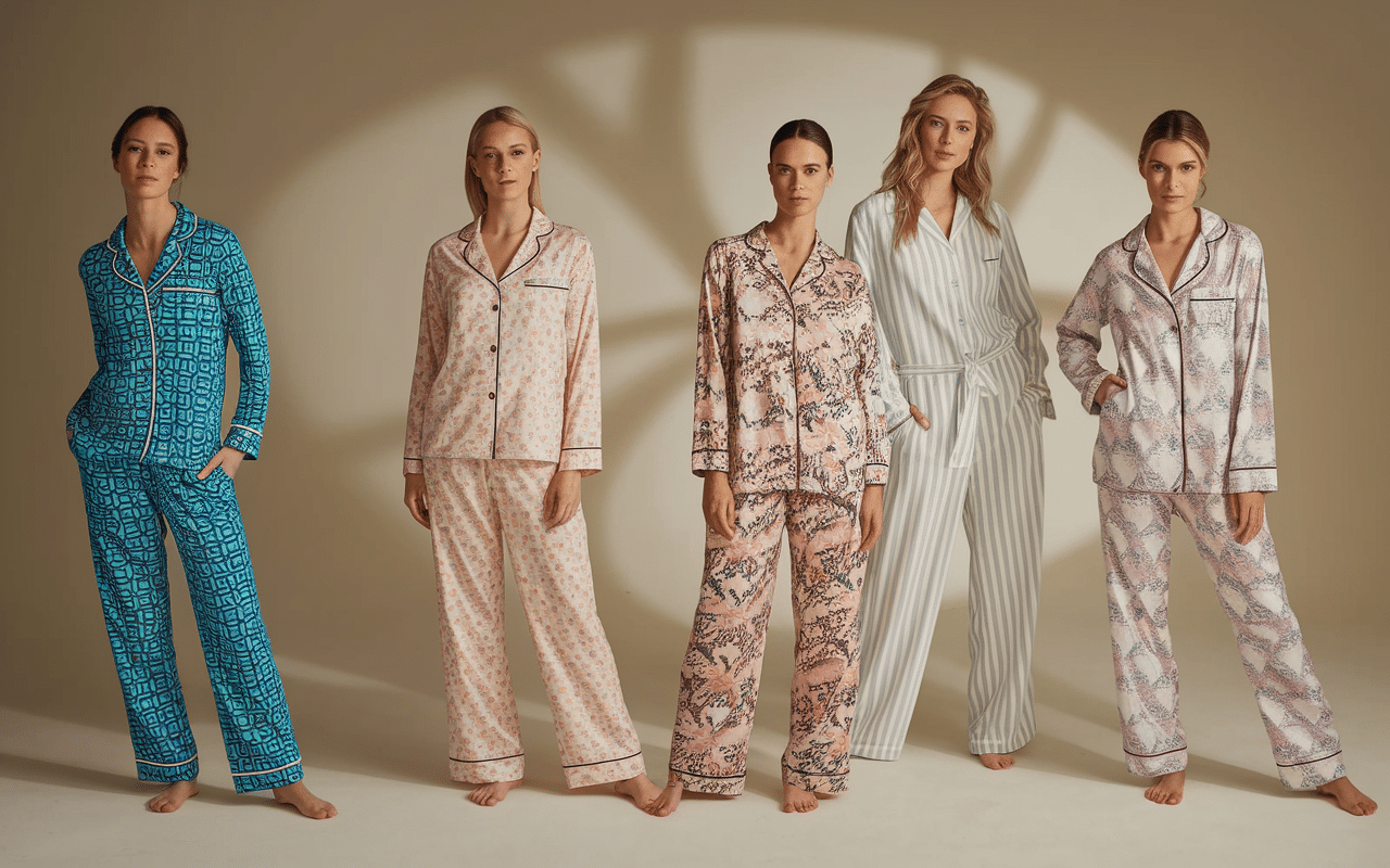 Différents vêtements de nuit pilou pilou
